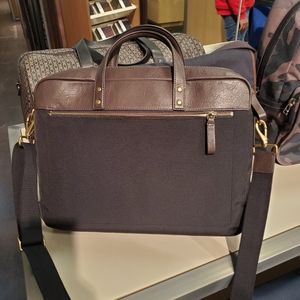 Men's Fossil Briefcase Satchel Portfolio